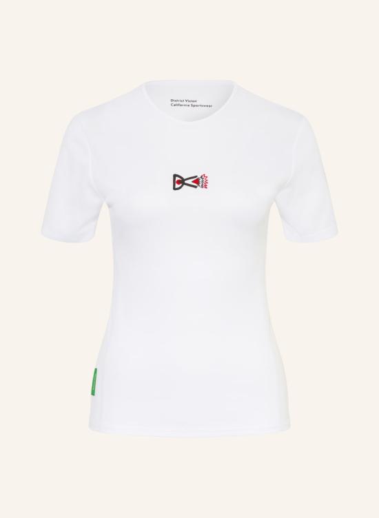 26SS 디스트릭트 비전 반팔 티셔츠 DVW0112 A WHITE DOM