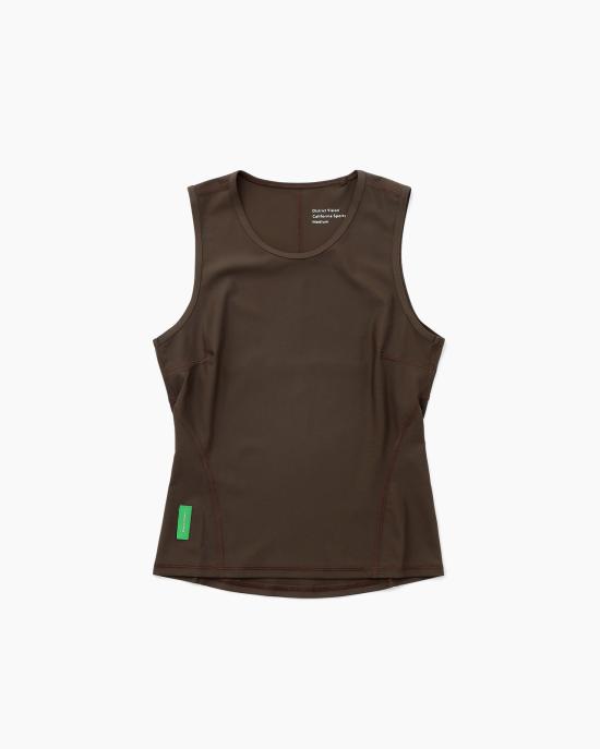 26SS 디스트릭트 비전 민소매 티셔츠 DVW0111B UMBER DOM