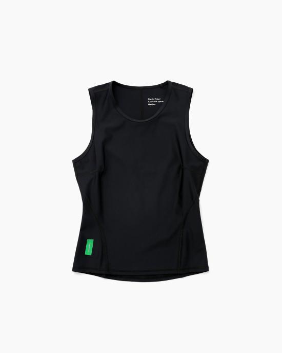 26SS 디스트릭트 비전 민소매 티셔츠 DVW0111B BLACK DOM