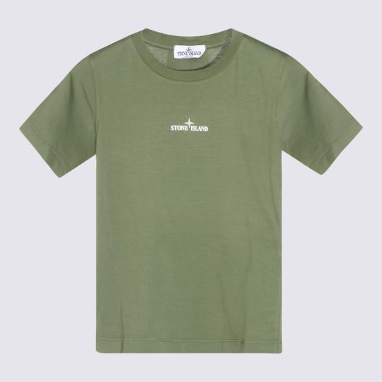 26FW [키즈] 스톤 아일랜드 티셔츠 L2S162100005 S0513V005G MILITARY GREEN
