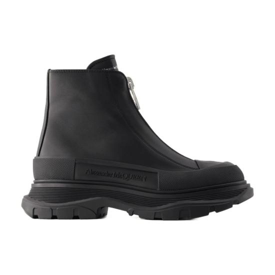  알렉산더 맥퀸 부츠 트레드 슬릭 앵클  블랙 - ALEXANDER MCQUEEN