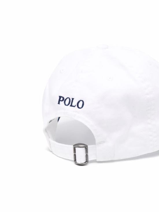 26SS [키즈] 랄프 로렌 모자 322552489 001 WHITE - RALPH LAUREN