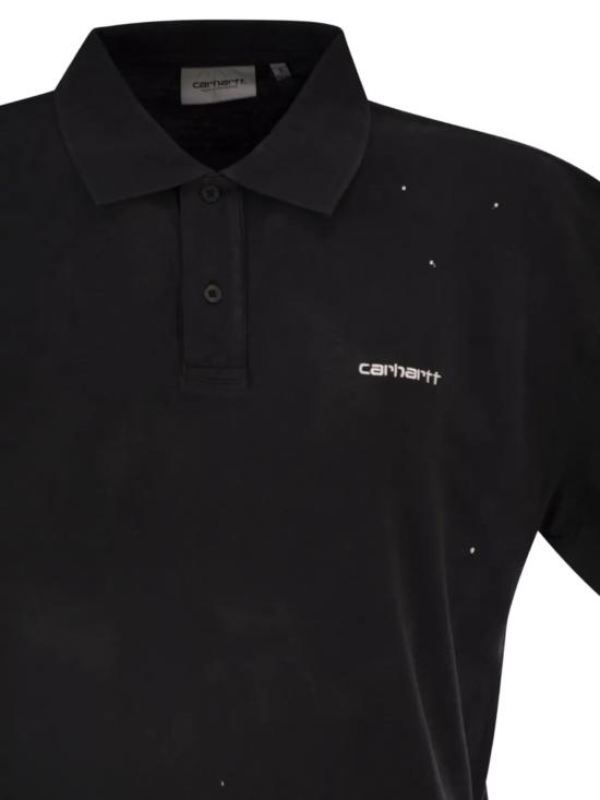 26FW 칼하트 WIP 폴로 티셔츠 I036856 89EJ BLACK - CARHARTT WIP