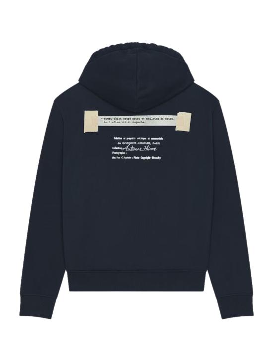 26FW 지방시 후드 티셔츠 BMJ0NH3YU7 403 NAVY - GIVENCHY