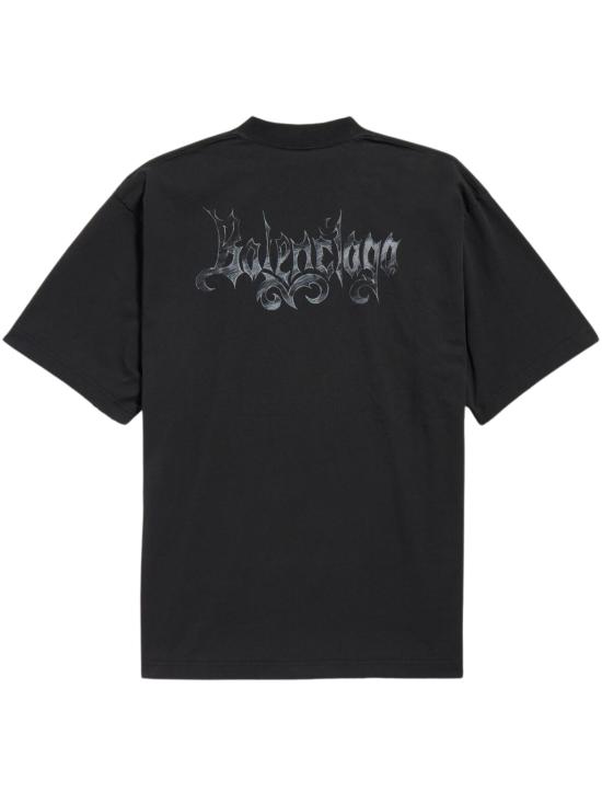 26FW 발렌시아가 반팔 티셔츠 764235 TUVS21000 BLACK - BALENCIAGA