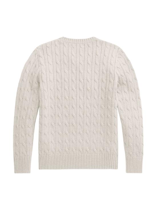 26SS [키즈] 랄프 로렌 캐시미어 니트 323702674 024 WHITE - RALPH LAUREN