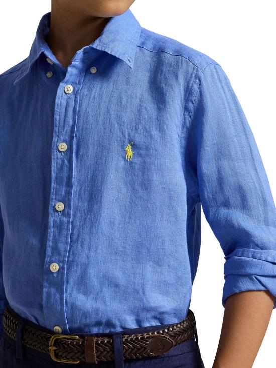 26SS [키즈] 랄프 로렌 셔츠 323967600 001 LIGHT BLUE - RALPH LAUREN