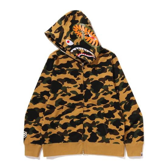  베이프 후드 티셔츠 001ZPM301007YEL YELLOW DOM