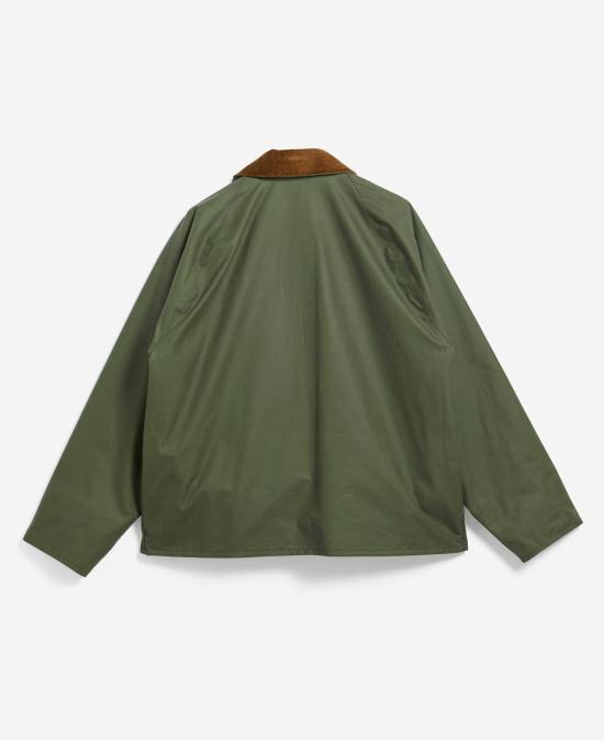 26SS 바버 TRANSPORT 트랜스포트 왁스 재킷 MWX1678 GN32 LIGHT MOSS DOM - BARBOUR