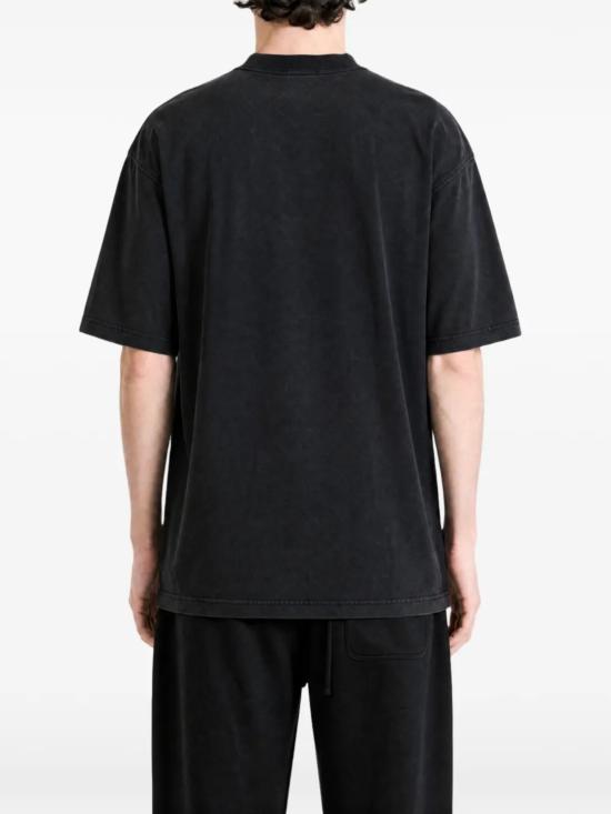 26FW 발렌시아가 디 어드레스 미디엄 핏 티셔츠 764235 TUVO61041 BLACK - BALENCIAGA