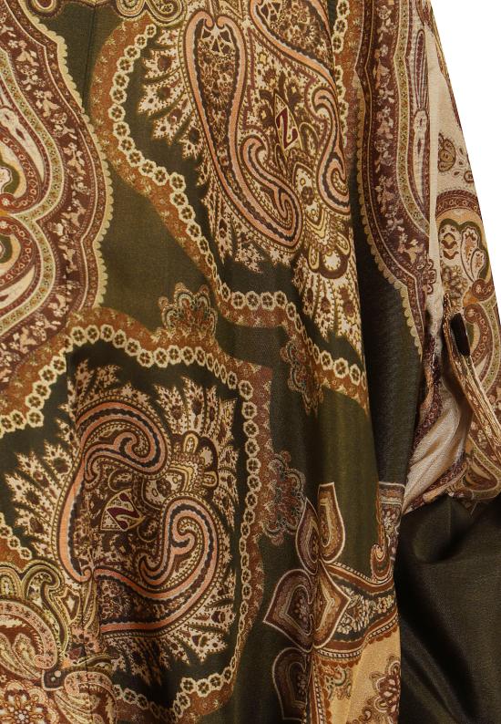 26FW 짐머만 미디 원피스 8270DSS263 OLP OLIVE PAISLEY - ZIMMERMANN