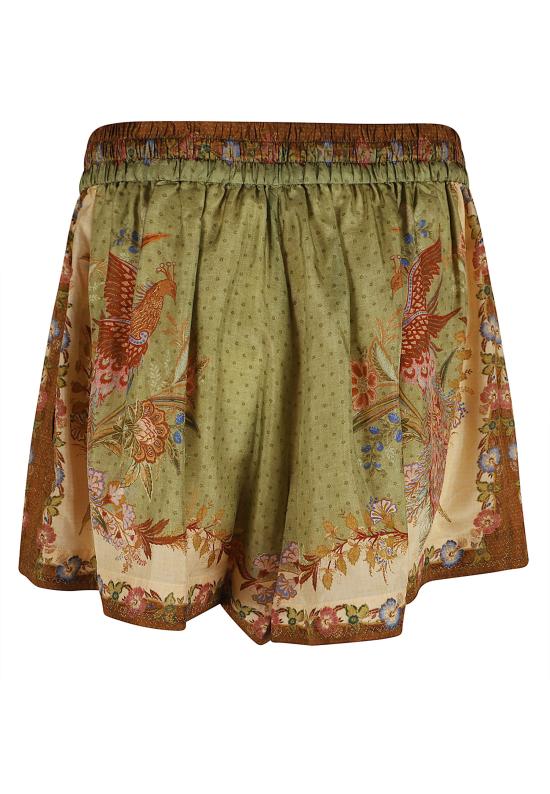 26FW 짐머만 숏팬츠 3497ASS262 KHSF KHAKI SCARF FLORAL - ZIMMERMANN