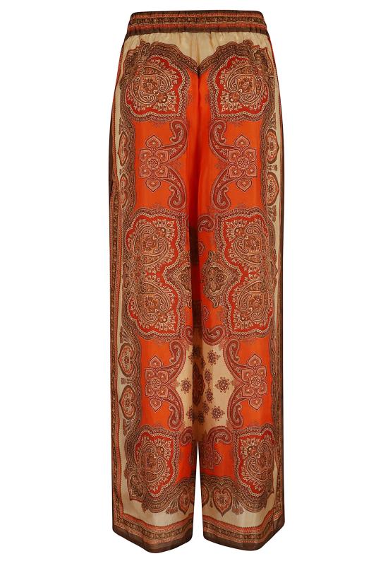 26FW 짐머만 팔라초 팬츠 1500PSS263 TAPA TANGERINE PAISLEY - ZIMMERMANN