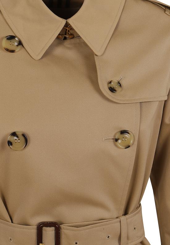 26FW 버버리 미드 렝스 켄싱턴 헤리티지 트렌치 코트 8117243 HONEY - BURBERRY