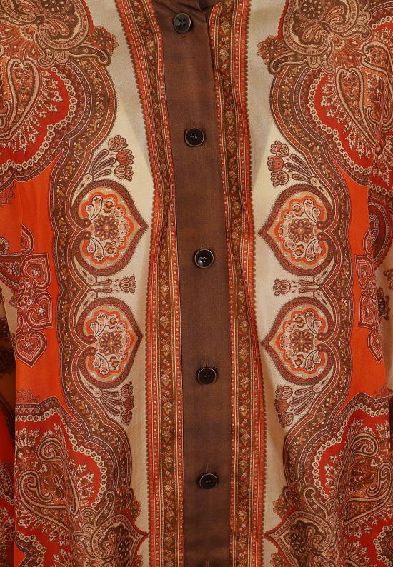 26FW 짐머만 블라우스 1499TSS263 TAPA TANGERINE PAISLEY - ZIMMERMANN