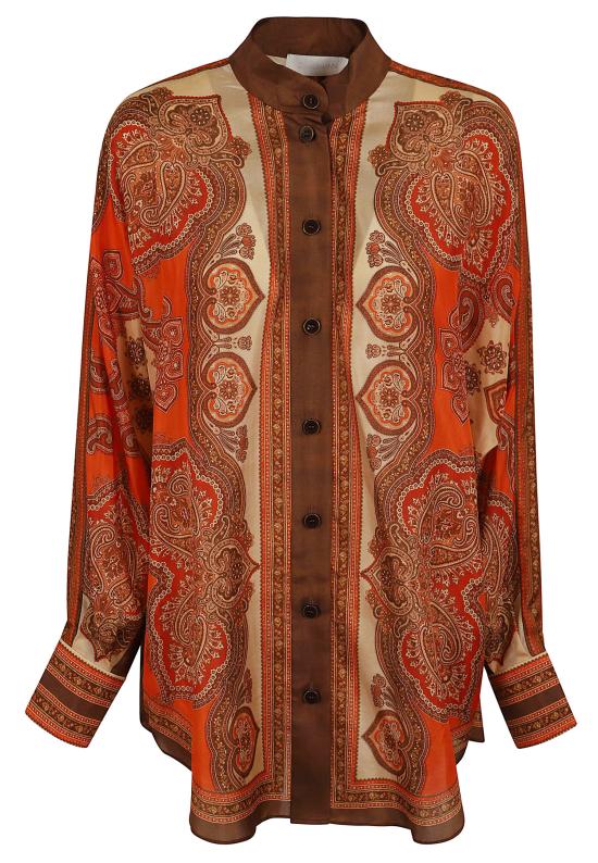 26FW 짐머만 블라우스 1499TSS263 TAPA TANGERINE PAISLEY