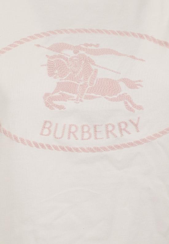26FW 버버리 나이트 스탬프 코튼 티셔츠 8123347 CHALK PINK - BURBERRY