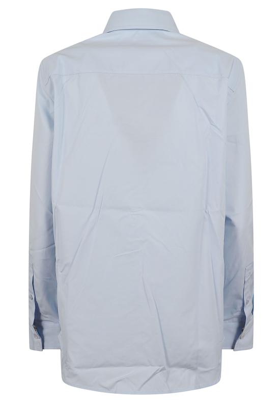 26FW 버버리 레귤러핏 코튼 포플린 포멀 셔츠 8123704 AGAPANTHUS BLUE - BURBERRY