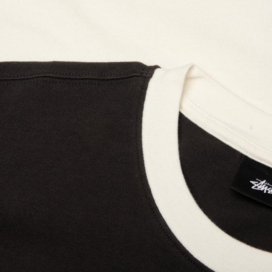  스투시 반팔 티셔츠 1140389 BLACK DOM - STUSSY