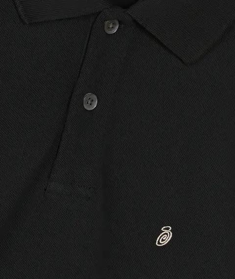  스투시 폴로 티셔츠 1140367 BLACK DOM - STUSSY