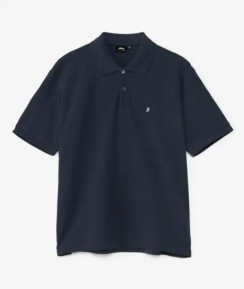  스투시 폴로 티셔츠 1140367 NAVY DOM