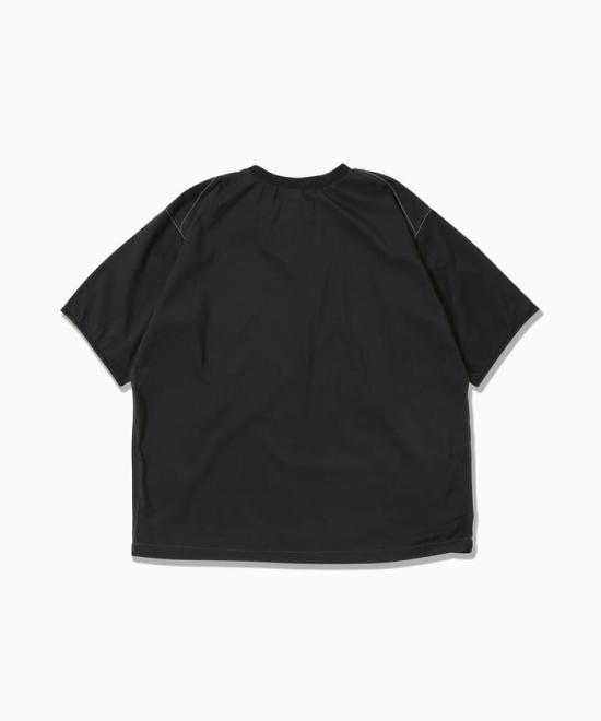 26SS 앤드원더 반팔 티셔츠 5746121018 010 BLACK DOM - AND WANDER
