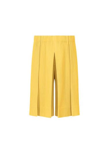 26SS 옴므 플리세 이세이 미야케 숏팬츠 HP66JF159 54 WALL YELLOW DOM