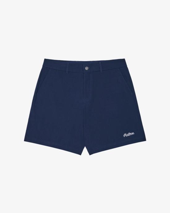 26SS 말본 리플리 쿨코어 쇼츠 M 9413 NVY NAVY DOM
