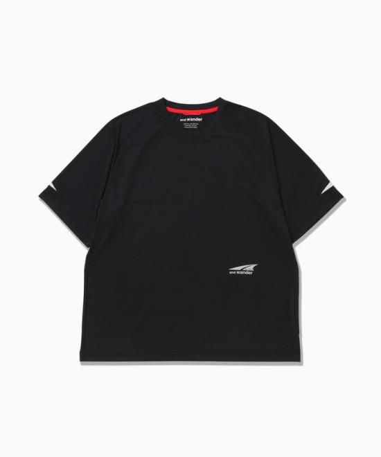 26SS 앤드원더 트레이닝 티셔츠 5746164503 010 BLACK DOM