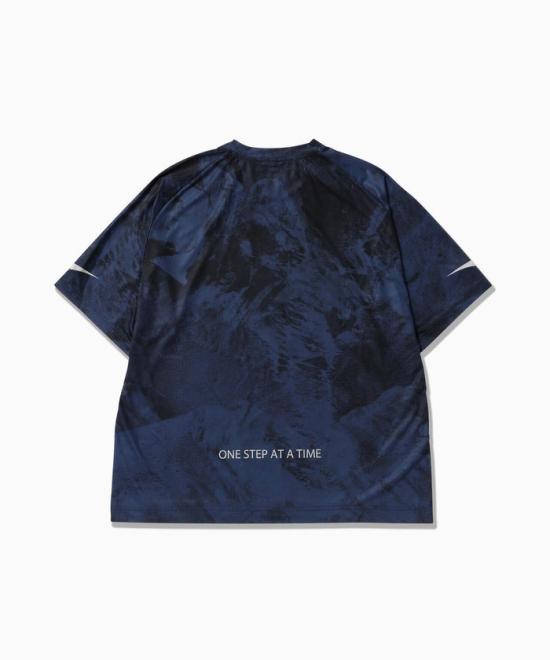 26SS 앤드원더 트레이닝 티셔츠 5746164502 120 NAVY DOM - AND WANDER