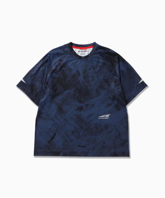 26SS 앤드원더 트레이닝 티셔츠 5746164502 120 NAVY DOM