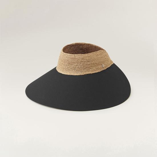 26SS 헬렌카민스키 썬캡 HAT52297 NATURAL BLACK DOM