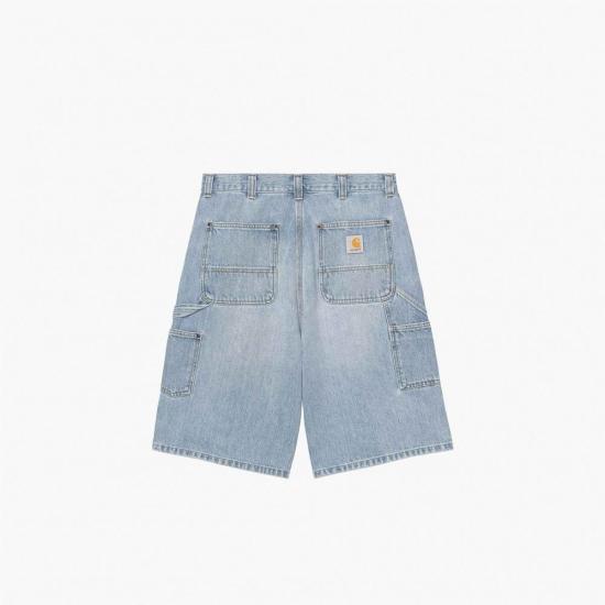 26SS 칼하트 WIP OG 더블 니 쇼츠 I036590 01WU BLUE DOM - CARHARTT WIP