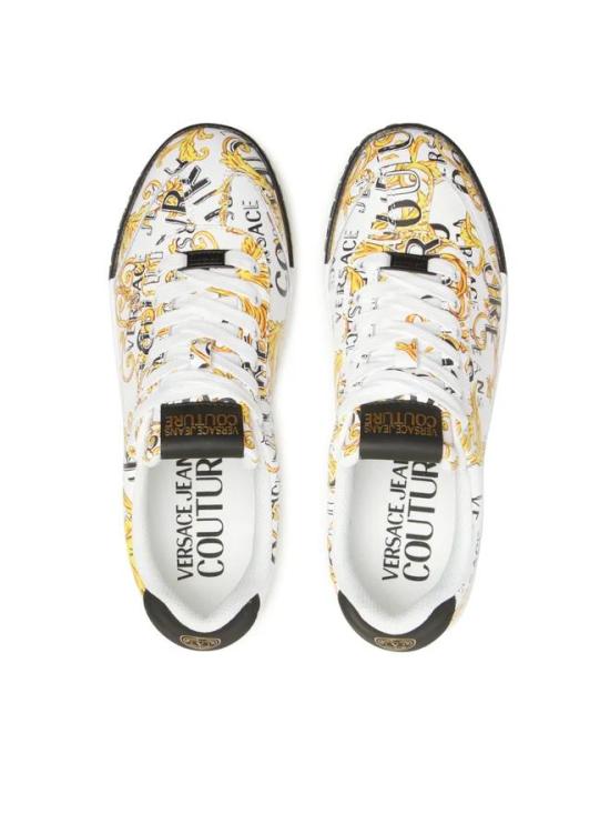 26FW 베르사체 스니커즈 74YA3SK6 ZP264 G03 BLACK GOLD DOM - VERSACE
