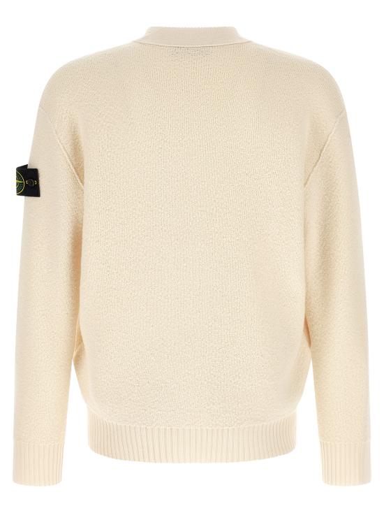 26FW 스톤 아일랜드 가디건 L2S155100010S01C4V0093 White - STONE ISLAND