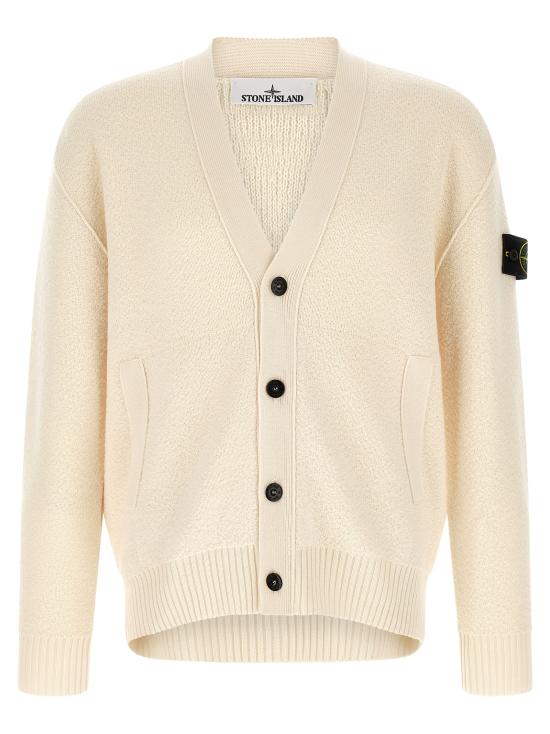 26FW 스톤 아일랜드 가디건 L2S155100010S01C4V0093 White