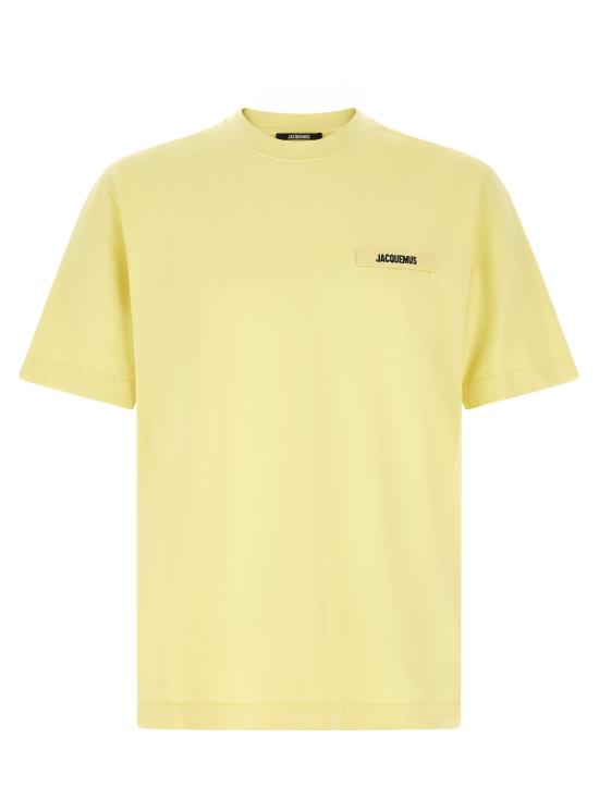 26FW 자크뮈스 반팔 티셔츠 25HTSM00133AJ00226205 Yellow