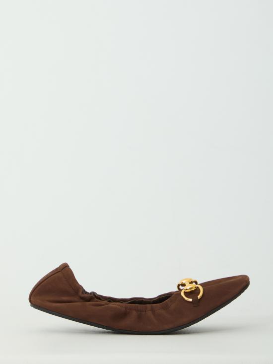 26FW 구찌 플랫 슈즈 875323 BROWN