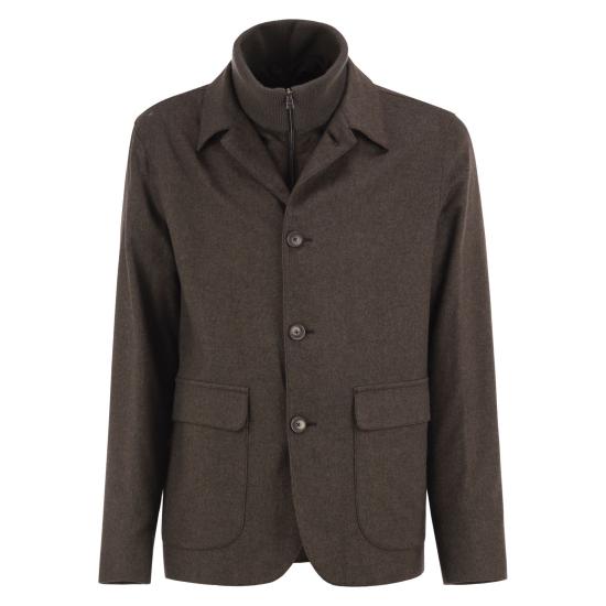 26FW 에르노 자켓 GA00023UR DARK BROWN