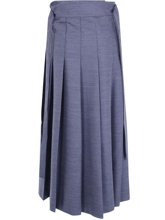 26FW 로에 롱 스커트 820 32 417 21300 DARK GREY MELANGE - ROHE