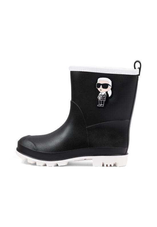 26FW [키즈] 칼라거펠트 미들 부츠 Z31406 M41 BLACK - KARL LAGERFELD
