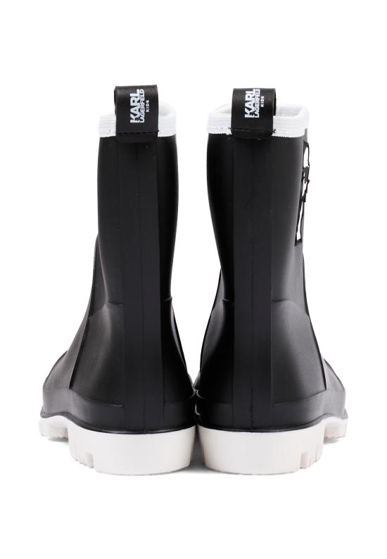 26FW [키즈] 칼라거펠트 미들 부츠 Z31406 M41 BLACK - KARL LAGERFELD
