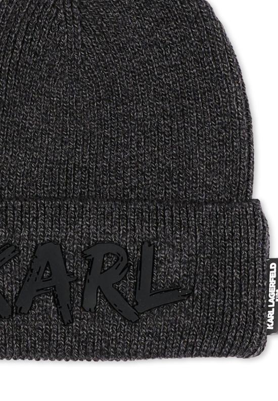 26FW [키즈] 칼라거펠트 모자 Z31443 A65 GREY - KARL LAGERFELD
