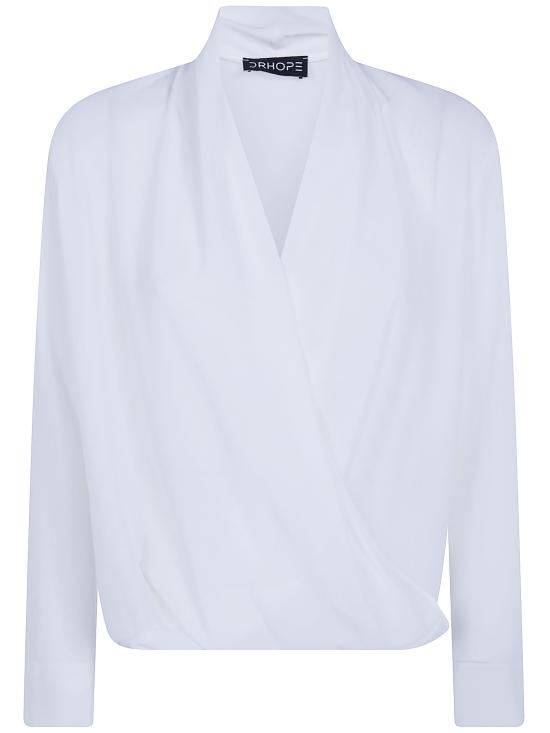 26FW 닥터 호프 블라우스 4298 2859 SILKY WHITE