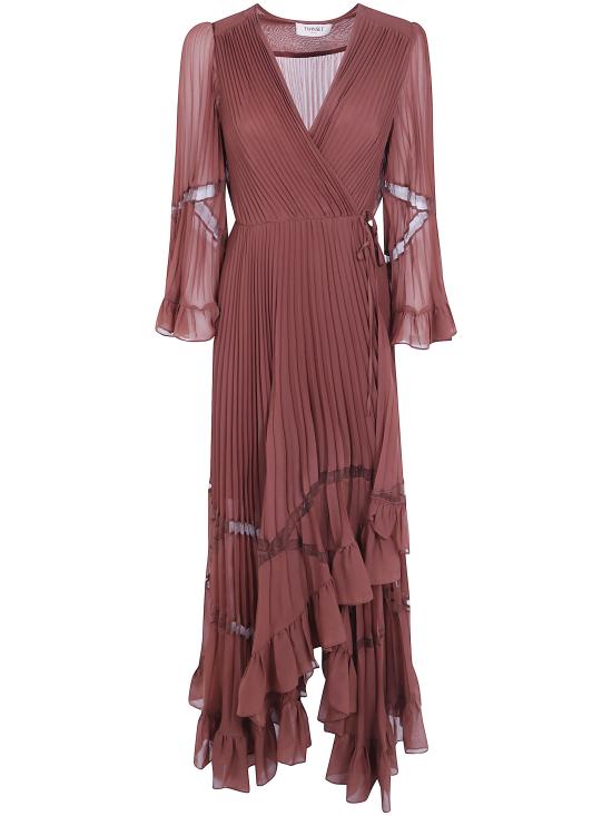 26FW 트윈셋 롱 원피스 262TP2690 06501 CHERRY WOOD