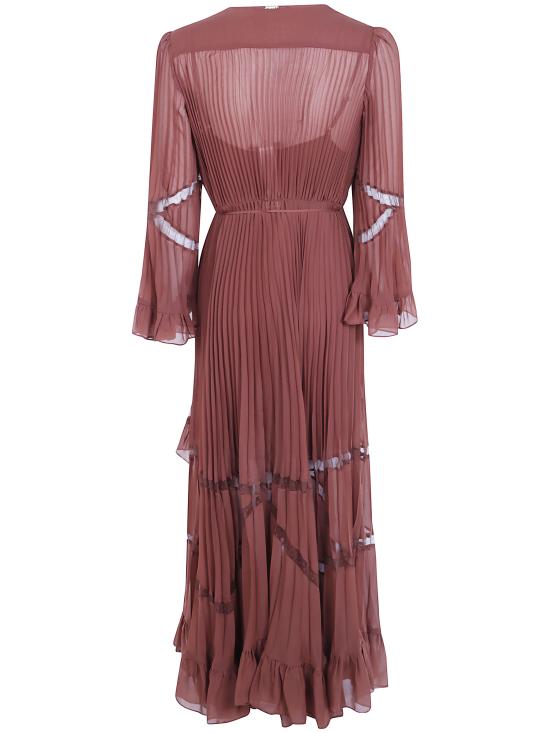 26FW 트윈셋 롱 원피스 262TP2690 06501 CHERRY WOOD - TWINSET