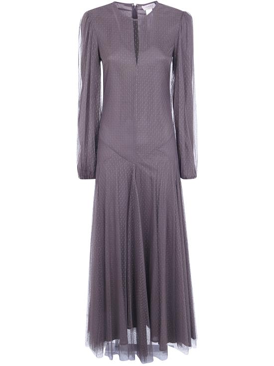 26FW 트윈셋 롱 원피스 262TP2215 13411 DARKNESS BROWN - TWINSET