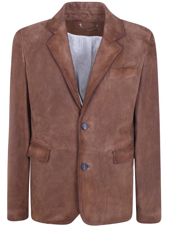26FW 골든구스 가죽 자켓 GMP02785 P002658 55816 55816 CAMBRIDGE BROWN