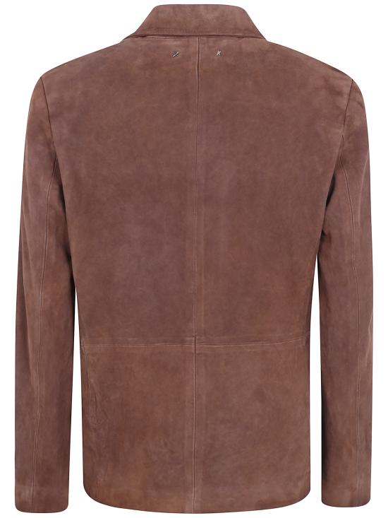 26FW 골든구스 가죽 자켓 GMP02785 P002658 55816 55816 CAMBRIDGE BROWN - GOLDEN GOOSE
