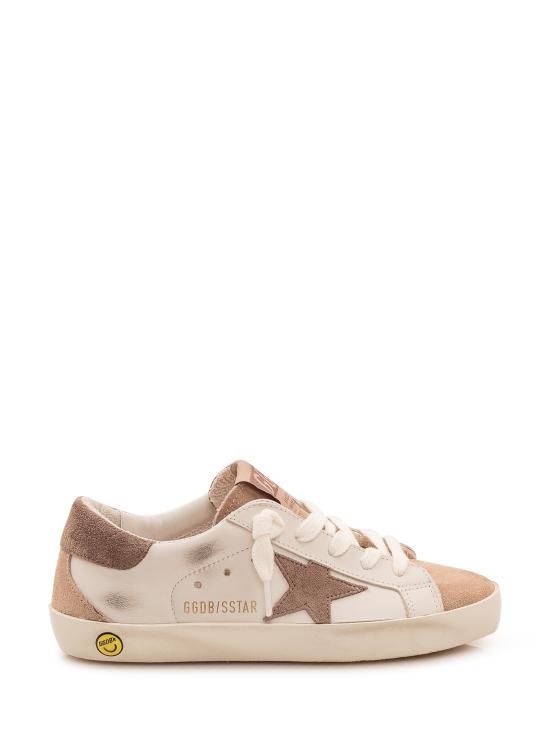 26FW [키즈] 골든구스 SUPER STAR 슈퍼 스타 스니커즈 GYF00102F008662 12513 MILK DARK GREY BEIGE